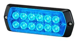 LPT-2M1-B — WARNING LIGHT, BLUE, 24VDC, 14.4W