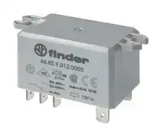 668290240600: Power Relay, DPST-NO, 24 VDC, 30 A, 66 Series, Panel Mount