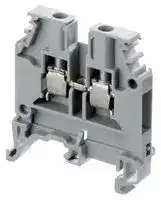 1SNA105051R2000: DIN Rail Mount Terminal Block, 2 Ways, 10 AWG, 4 mm², Screw, 32 A