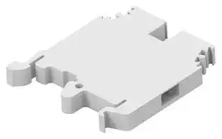 1SNA115206R2200: DIN Rail Mount Terminal Block, 2 Ways, 18 AWG, 16 AWG, 1.5 mm², Screw, 500 A