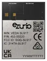 453-00220C: Wi-Fi & Bluetooth Module, 8MB, SoC, Trace Pad, 2.4GHz, GPIO/HCI/I2C/I2S/PWM/SDIO/SPI/UART/USART