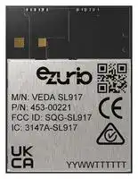 453-00221C: Wi-Fi & Bluetooth Module, 4MB Flash, NCP, Antenna, 2.4 GHz, GPIO/HCI/I2C/I2S/PWM/SDIO/SPI/UART/USART
