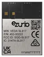 453-00222C: Wi-Fi & Bluetooth Module, 8MB Flash, SoC, Antenna, 2.4 GHz, GPIO/HCI/I2C/I2S/PWM/SDIO/SPI/UART/USART