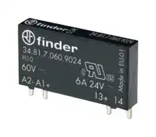 348170609024: Solid State Relay, SPST-NO, 6 A, 72 VDC, Through Hole, Solder