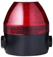 440102408: Beacon, Flashing / Steady, Red, 48 V, IP65 / IP67, 101 mm H, 92 mm Lens, NES Series