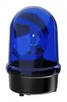 88353075: Beacon, Mirror, LED, Blue, Rotating, 24 VAC/DC, 142 mm x 218 mm, IP65
