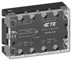 SSR3TR-480D25R: Solid State Relay, SPST-NO, 25 A, 480 VAC, Panel Mount, Screw, Random Turn On