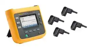 FLUKE-1736/EUS-GOLD: Data Logger, Power, 1 Channel, Current, Frequency, Harmonics, Power, Voltage