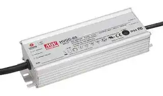 HVGC-65-1050AB: LED Driver, IO AdjW/3in1 Dim,POT, LED Lighting, 65.1 W, 62 V, 1.05 A, Constant Current, 180 V