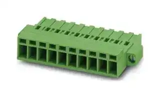 1715089: Pluggable Terminal Block, w/ Flange, 5.08 mm, 15 Ways, 2.5 mm², Crimp