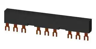3RV1915-2BB: Busbar Modular Spacing, 3 Phase, for Circuit Breaker