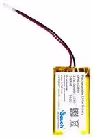 LP422339JU 1S1P: Rechargeable Battery, 3.7 V, Lithium Ion, 350 mAh, Wire Leads, 1