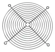 G200-12: Fan Finger Guard, Steel - Wire Form, Orion Fans OA200AN-METAL Series 200mm Axial Fans, 147 mm