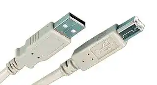 88732-8510: USB Cable, Type A Plug to Mini Type B Plug, 800 mm, 31.4 ", USB 1.1, White