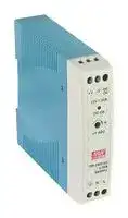MDR-20-12: AC/DC DIN Rail Power Supply (PSU), ITE, 1 Output, 20 W, 12 VDC, 1.67 A