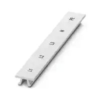 0827462: Terminal Block Marker, Marker Strip, Modular Terminal Blocks, L1, L2, L3, N, PE, 16.3 mm, ZB