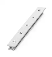 0811875: Terminal Block Marker, Marker Strip, Modular Terminal Blocks, L1, L2, L3, N, PE, 22 mm, ZB
