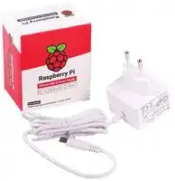 SC0444: Raspberry Pi Accessory, Raspberry Pi 4 Model B Official PSU, USB-C, 5.1V, 3A, EU Plug, White