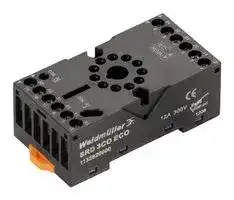 1132820000: RELAY BASE, 3PDT, SCREW