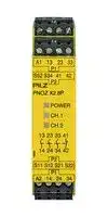 777301.: Safety Relay, 24 VAC/VDC, 3PST-NO, SPST-NC, DIN Rail, 6 A, Screw