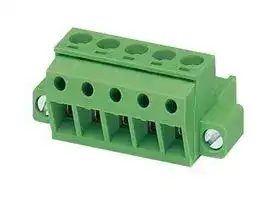 1879065: Pluggable Terminal Block, w/ Flange, 5.08 mm, 5 Ways, 2.5 mm², Screw
