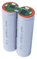 LI18650JLS HB 1S2P: Rechargeable Battery, 3.6 V, Lithium Ion, 6.7 Ah, Wire Leads, 1
