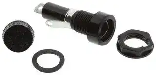 HKP-W: FUSE HOLDER, 6.3 X 32MM, PANEL MOUNT
