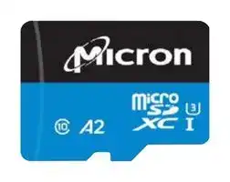 MTSD128ANC8MS-1WT: Flash Memory Card, Industrial, MicroSDXC Card, 128 GB, Class 10, UHS-I U1, A2