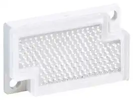 PL9F — Reflector, Sensor, Fine Triple/Rectangular/Flat, 23mm x 14mm, Screw On, PMMA/ABS