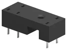 7-1393161-3: Relay Socket, Through Hole, Solder, 5 Pins, RYII Series