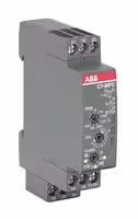 1SVR508020R1100: Analogue Timer, CT-C, Multifunction, 0.05 s, 100 h, 7 Ranges, 2 Changeover Relays