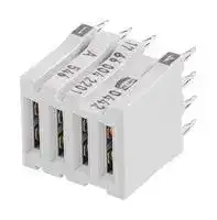 17660042201: Connector, har-bus HM Series, 4 Contacts, 3 mm, Receptacle, Press Fit, 1 Rows