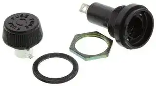 BK/HPG: FUSE HOLDER, 10.3 X 38.1MM, PANEL MOUNT