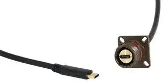 USB3CFTV7ZN030: USB Cable, Type C Plug to Type C Receptacle, 300 mm, 11.8 ", USB 3.2