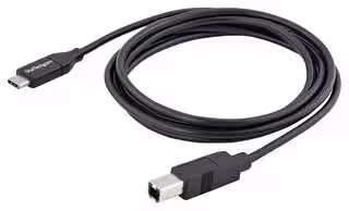 USB2CB2M: USB Cable, 2m (6ft) USB C to USB B Cable, M/M, USB 2.0