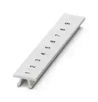 1051126: Terminal Block Marker, Marker Strip, Modular Terminal Blocks, 1 to 9, 6.2 mm, ZB