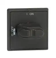 OHBS1AH: Handle, ABB OT16xxx160 Series Switch Disconnectors, IP54, Black, Selector, 40 mm x 48 mm x 48 mm