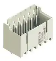 2091-1408: THT MALE HEADER1.0 MM   SOLDER PIN STRAIGHT, LIGHT GRAY