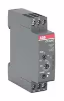 1SVR508120R0000: Analogue Timer, CT-C, Impulse-Off, Off-Delay, 0.05 s, 10 min, 7 Ranges, 1 Changeover Relay