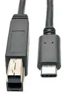 U422-003: USB CABLE, 3.1 TYPE C-3.0 B PLUG, 0.9M