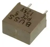 BK/PCE-5-R: FUSE, PCB, 5A, 250V, FAST ACTING