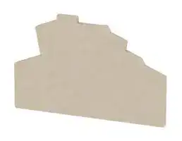 1805960000: END AND SEPERATION PLATE, WEMID, BEIGE