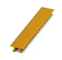 0824983: Terminal Block Marker, Orange, Marker Strip, Modular Terminal Blocks, Blank (Legend), 6.2 mm, ZB