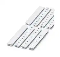 1052125: Terminal Block Marker, White, Marker Strip, Modular Terminal Blocks, 1 to 9, 8.2 mm, ZB