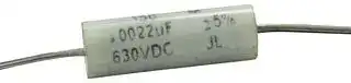 150222J630BB: FILM CAPACITOR, 2200PF, 630V, AXIAL 5%