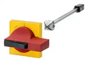 8UC7262-8BD26: Door Operating Mechanism, Red/Yellow, Switches