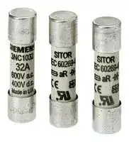 3NC1003: Fuse, Cartridge, SITOR Cylindrical, 3 A, 600 V, 10mm x 38mm, 0.4" x 1.5", SENTRON Series