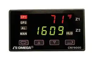 CN79022: Controller, Dual Zone, Fuzzy Logic, 1/32 DIN, E/J/K/L/N, -10 to 55 °C, CN79000 Series