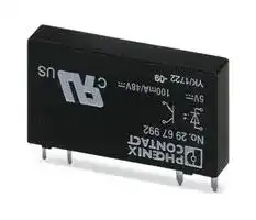 2967992: Solid State Relay, SPST-NO, 100 mA, 48 VDC, Through Hole, Solder, Zero Crossing