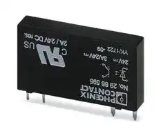 2966595: Solid State Relay, SPST-NO, 3 A, 33 VDC, Through Hole, Solder